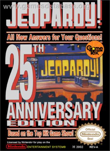 Cover Jeopardy! 25th Anniversary Edition for NES